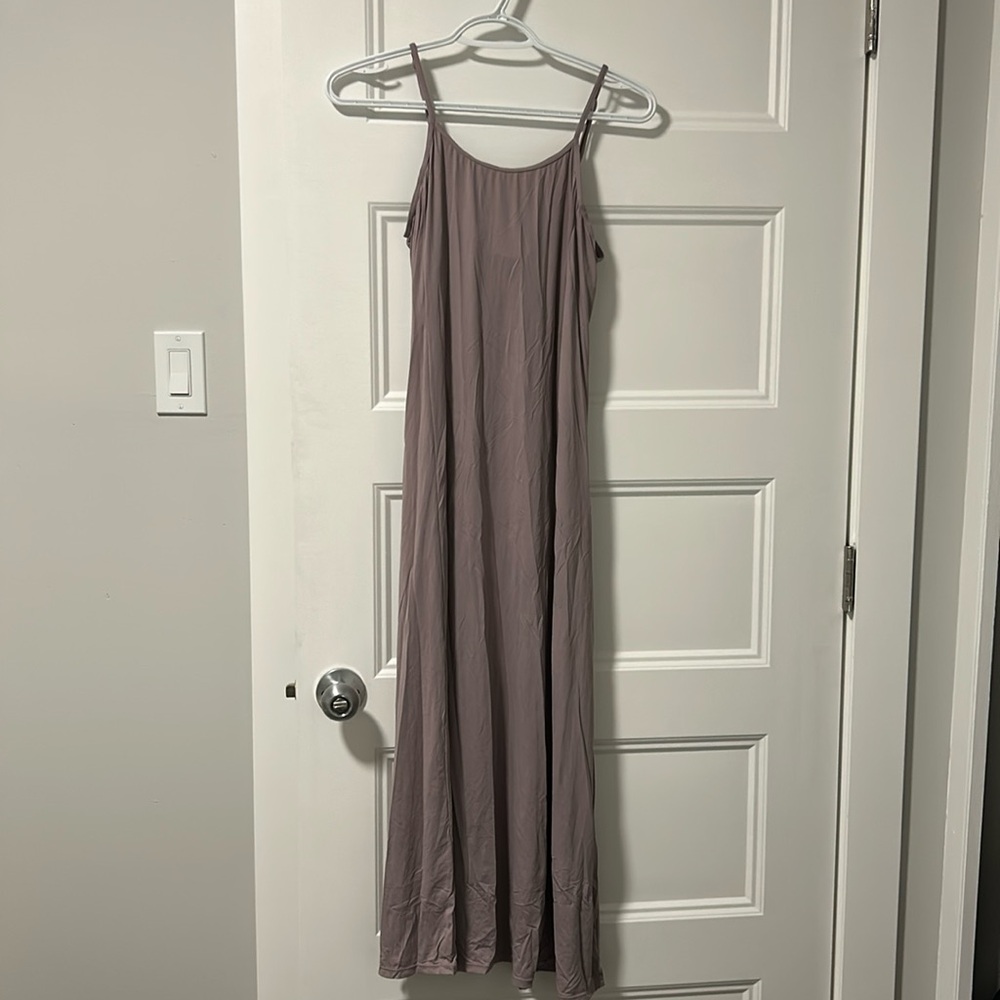 Purple maxi sleep dress